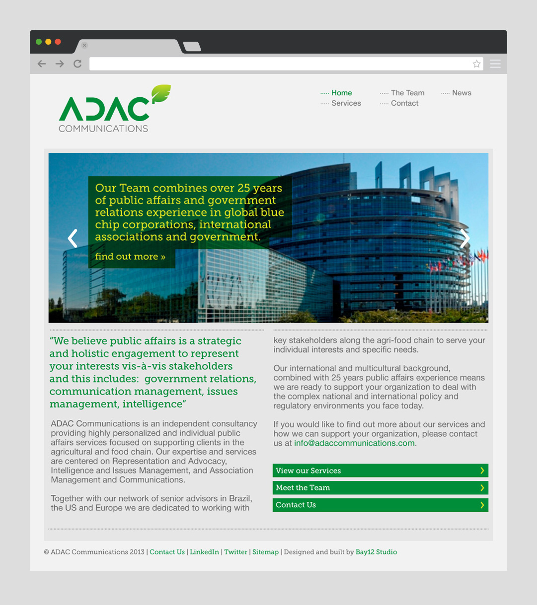 ADAC Communications - Secondary Full Width Image